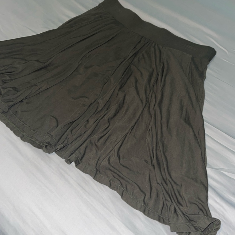 Torrid olive green skirt, size 0/12/L